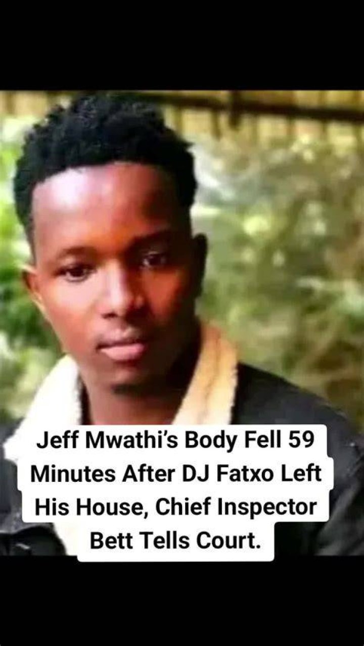 Jeff Mwathi Death Case Murder Or Suicide Jump From DJ Fatxo Apartment