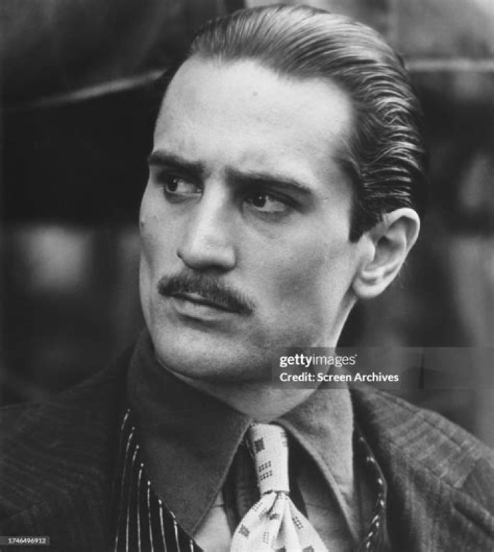 Robert De Niro as young Vito Corleone in The Godfather II, 1974