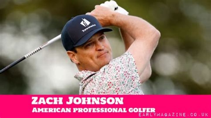 Zach Johnson Wiki, Net Worth, Career Earnings, Ranking, Age, Height, Weight